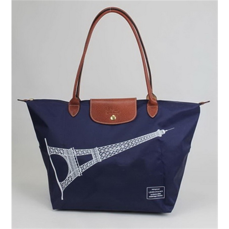 Longchamp Eiffel Tower Bags Indigo - Click Image to Close