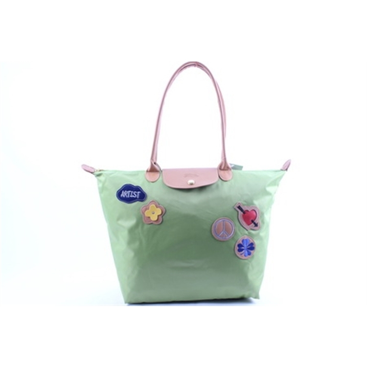 Longchamp Le Pliage Love Totee Bags Green