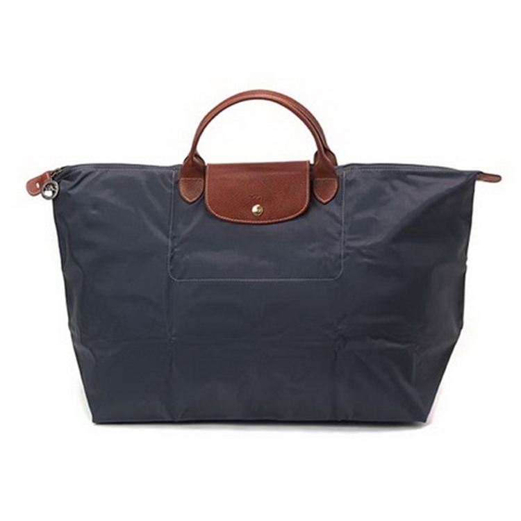 Longchamp Le Pliage Tote Bags Graphite - Click Image to Close